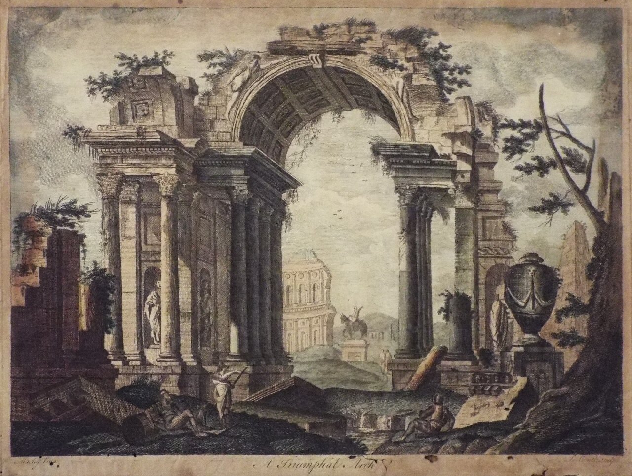 Print - A Triumphal Arch - Le